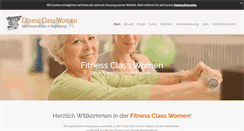 Desktop Screenshot of fitness-class-women.de