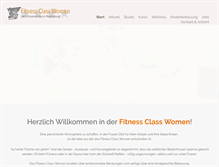 Tablet Screenshot of fitness-class-women.de